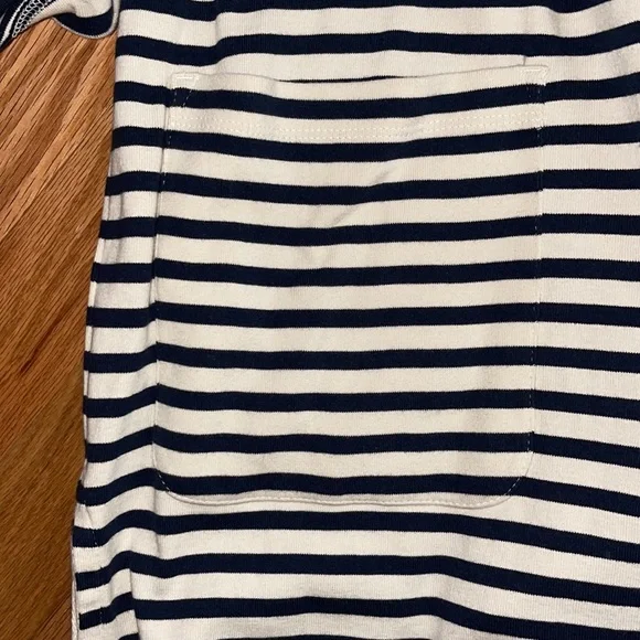 Lou & Grey LOFT NWOT❗️Striped Conscious Cotton Pocket Open Cardigan - Picture 5 of 7